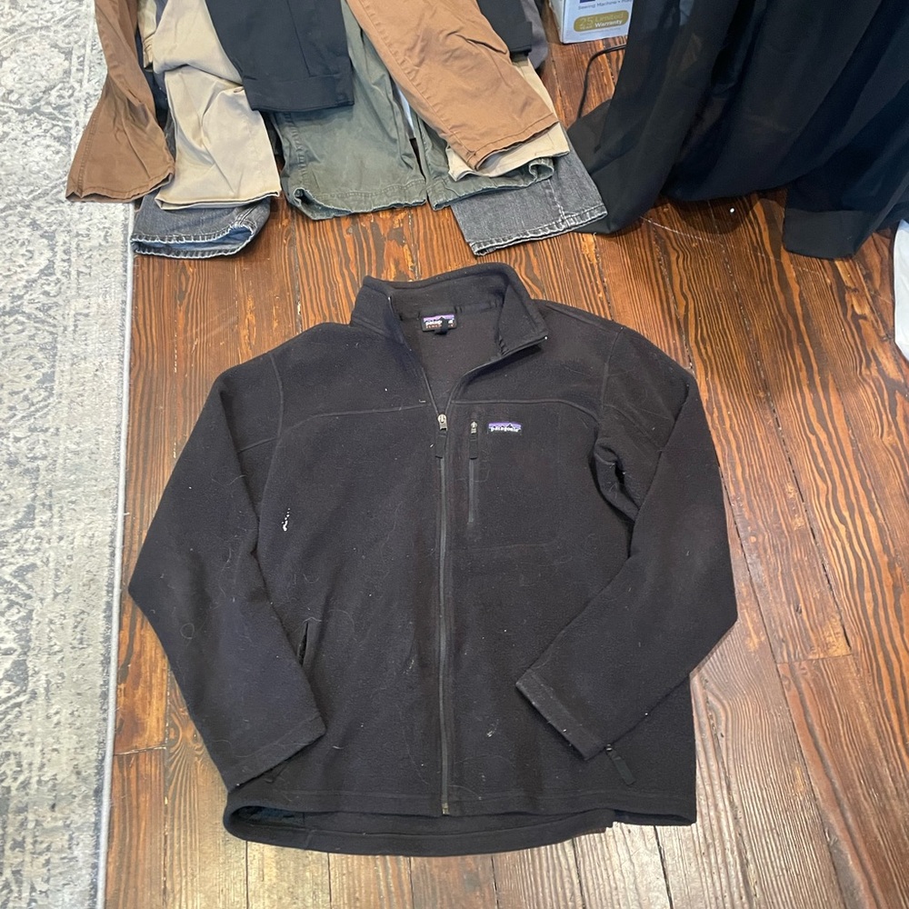 Black Fleece Jacket by Patagonia